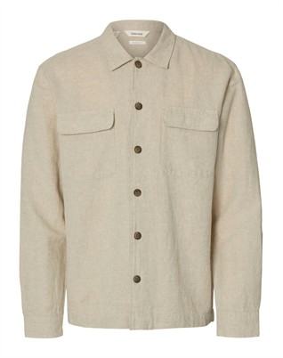 Leroy Linen Blend Skjorte 